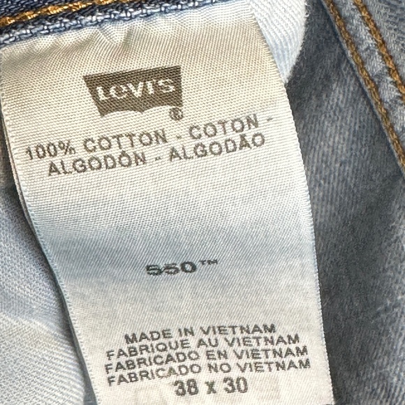 Levi’s 550 Plus Size Relaxed High Rise Baggy Tapered Unisex Mom Dad Jeans - Picture 9 of 13